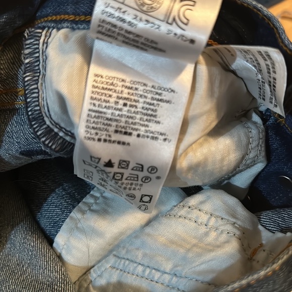 Levis Wedgie White Oak Cone denim size 24 - Picture 10 of 10